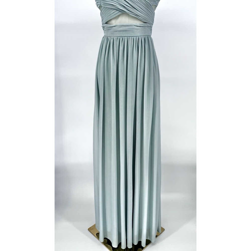 BIRDY GREY NWOT ELSYE DRESS, MESH SAGE, XS BRIDESMAID‎ PROM ELEGANT LONG - Picture 2 of 16